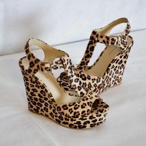 Leopard Wedges